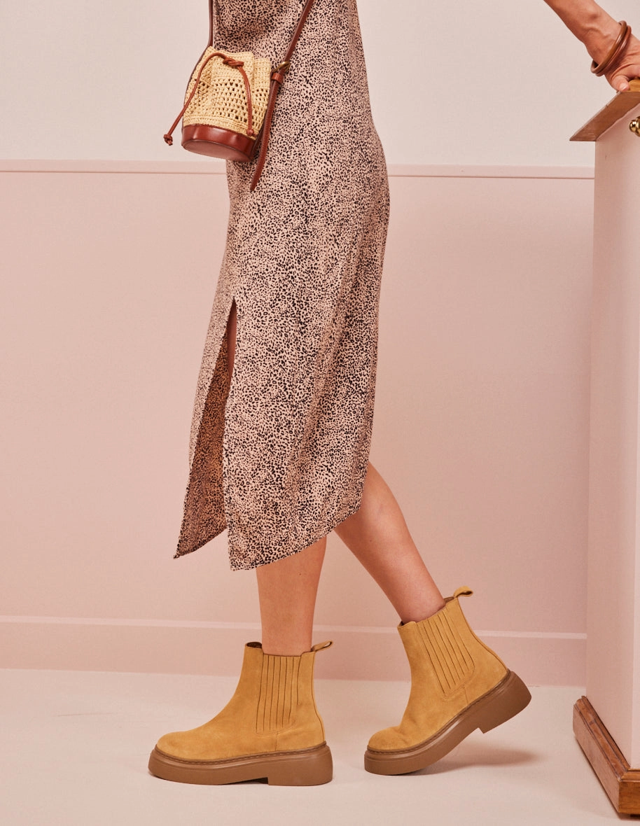 Am Chelsea Boots Bottines Tiphanie - Sude sable