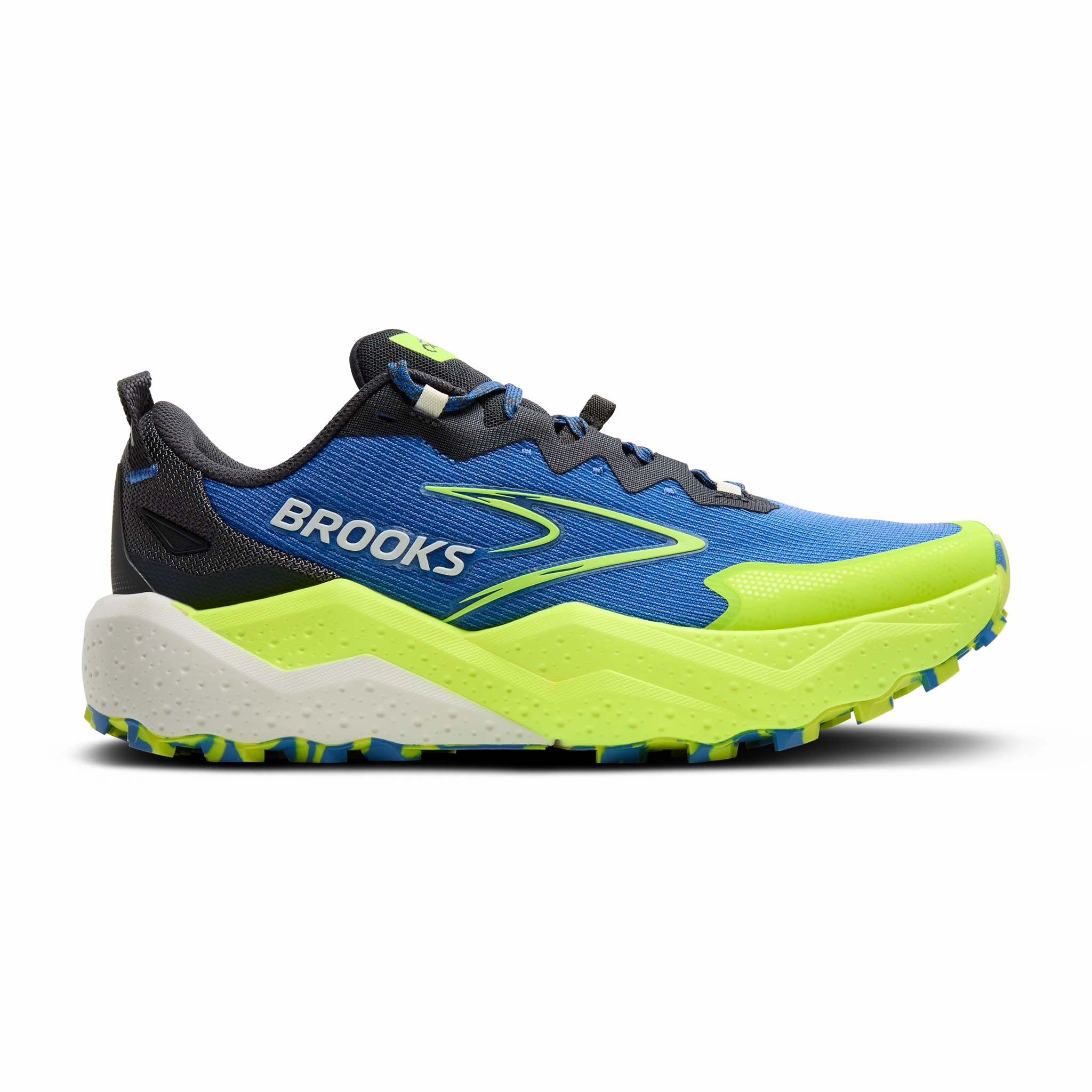 Best Trail Running Shoes For Men With Wide Feet Brooks | Men's Caldera 8 Running Shoes - Regatta/Ebony/Nightlife