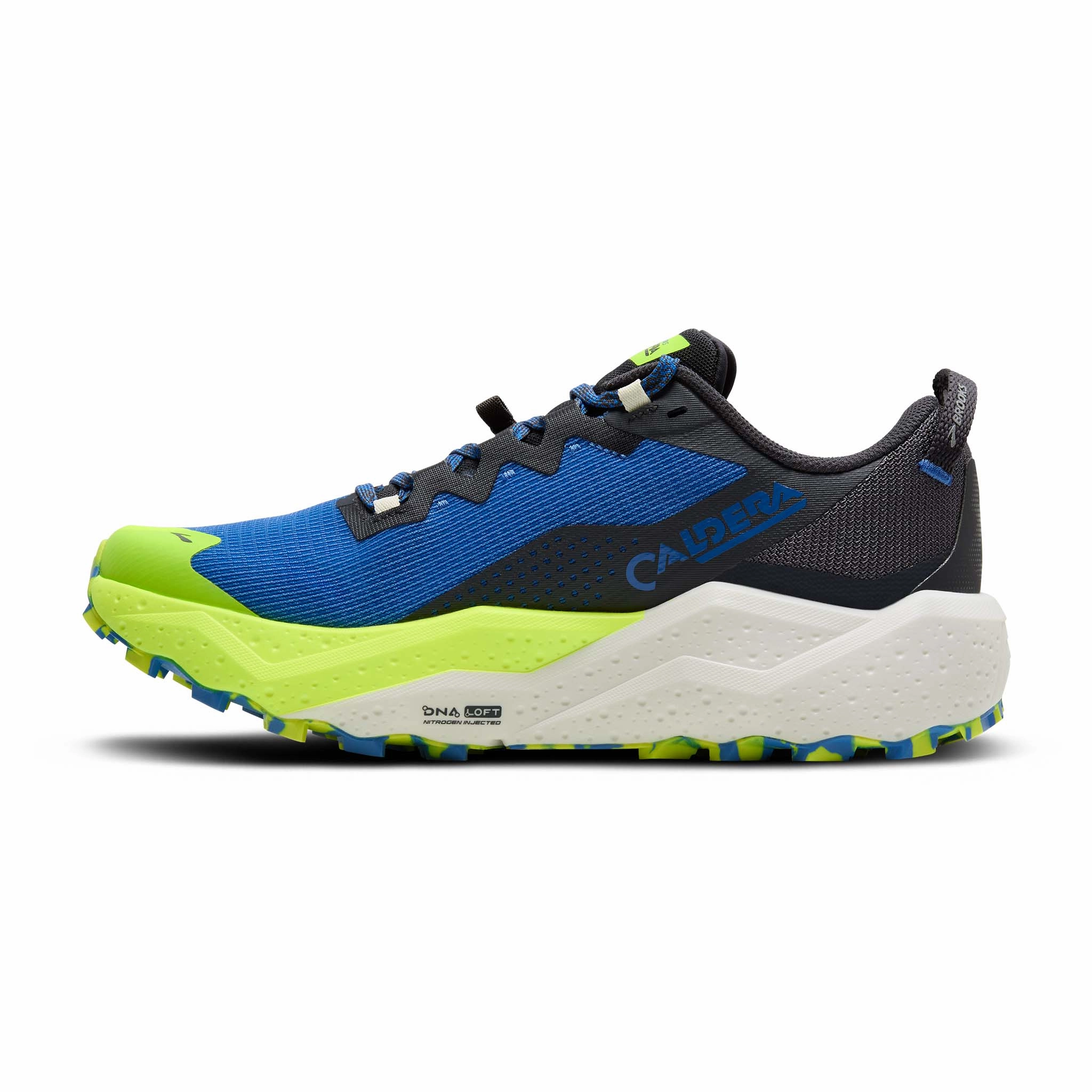 Stability Trail Shoe Brooks | Men's Caldera 8 Running Shoes - Regatta/Ebony/Nightlife