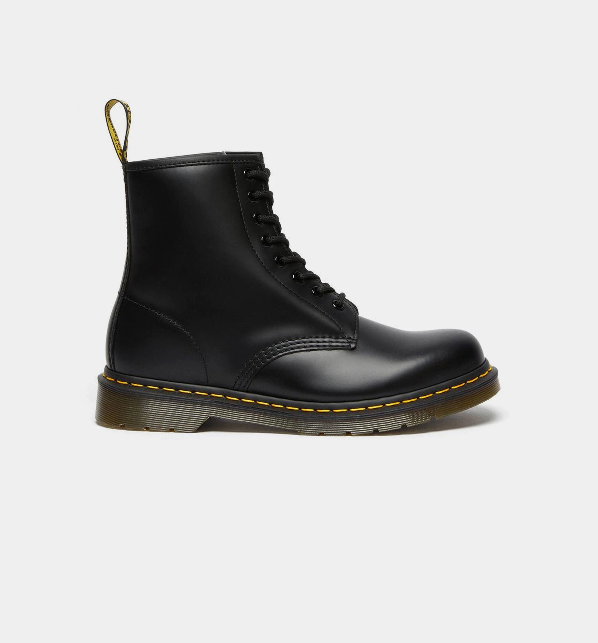 1460 Smooth Leather Lace Up Mens Boots - Black Humpty Dumpty Puss Boots