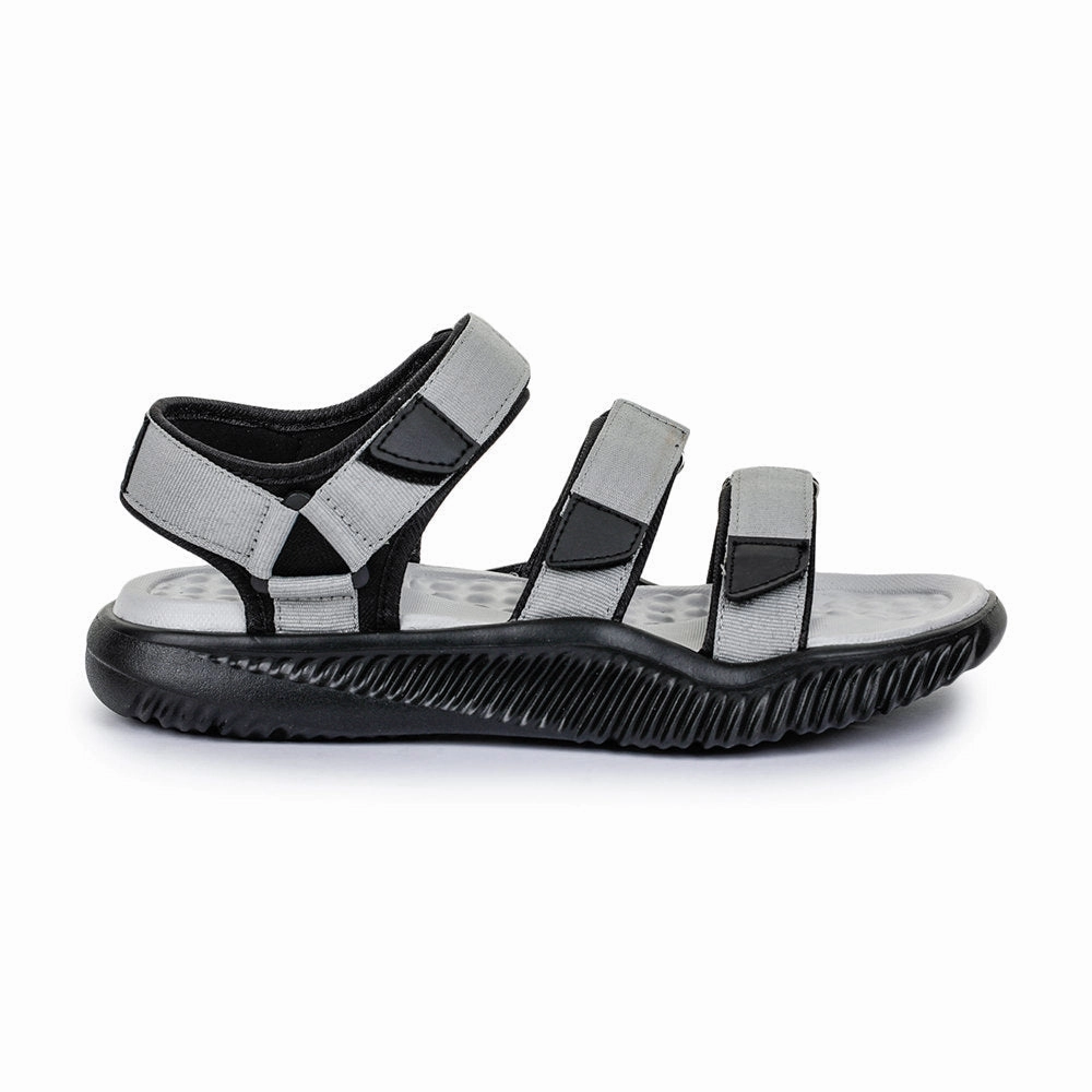 A-HA Casual Grey Sandals For Men STAMINA-4E By Liberty Sandals For Summer