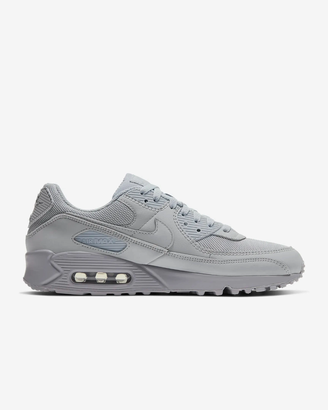 Nike Air Max 90 CN8490 Sneakers Men's Wolf Grey Leather Casual Lifestyle Shoes Zion Williamson Nike Shoe