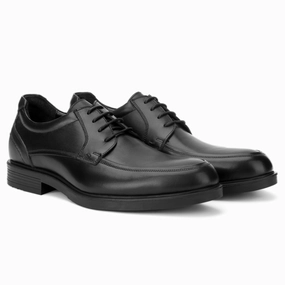 Lace Up Comfort Shoes Brio Classic Touch - Black