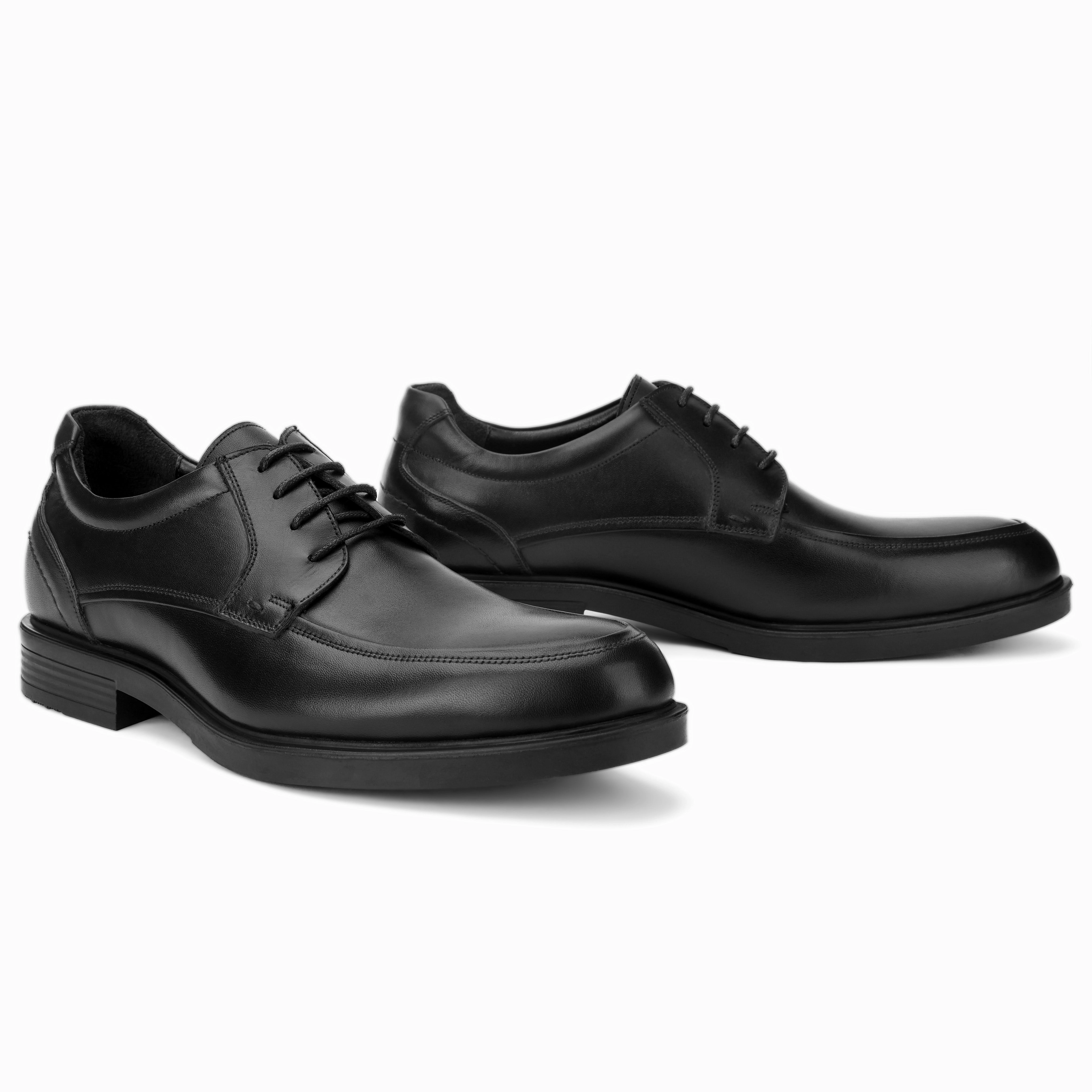 Brio Classic Touch - Black Lace Up Flat Oxford Shoes