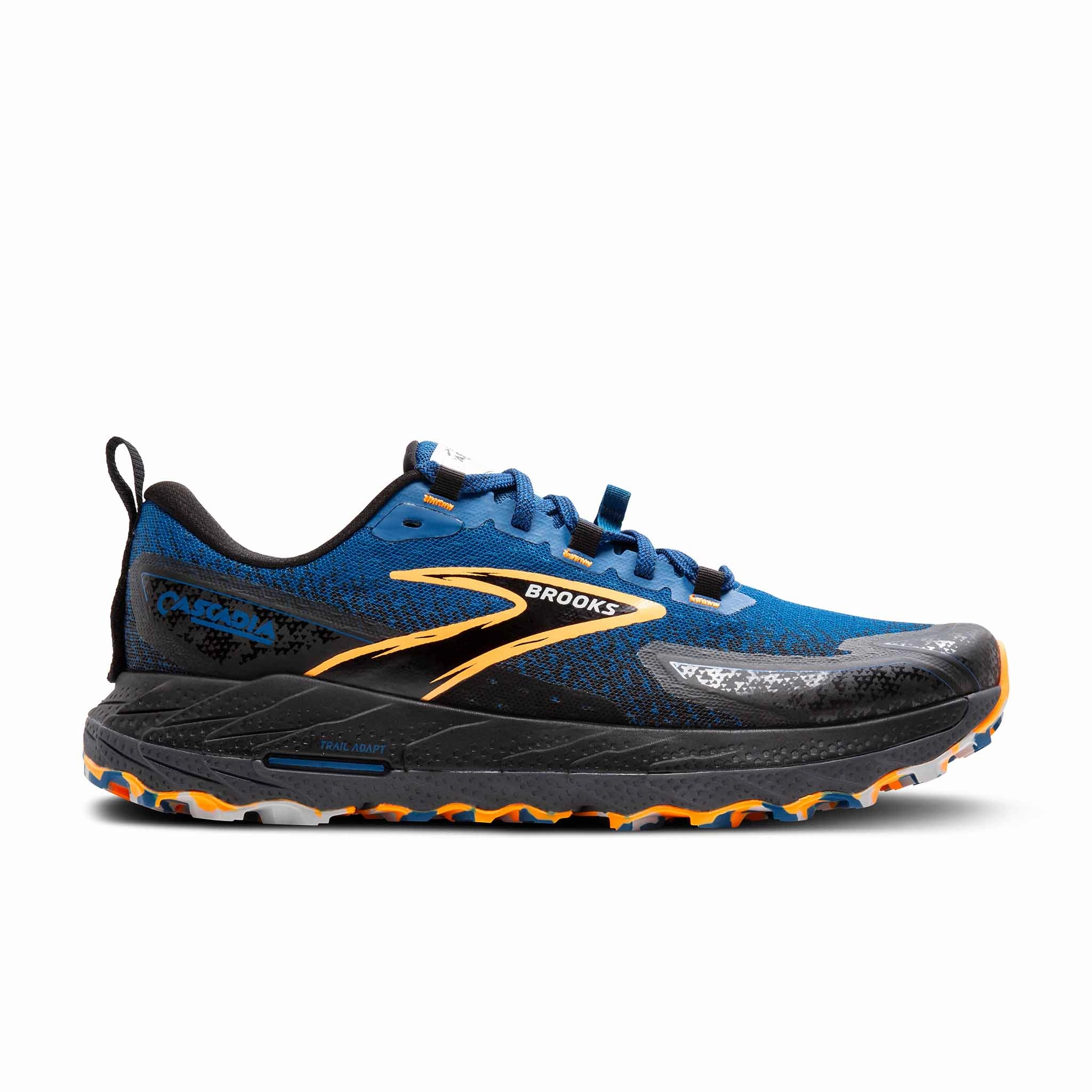 Timp Trail Running Shoes Brooks | Men's Cascadia 18 Running Shoes - Blue Sapphire