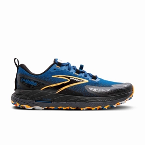 Brooks | Men's Cascadia 18 Running Shoes - Blue Sapphire Best Shoe For Road And Trail Running