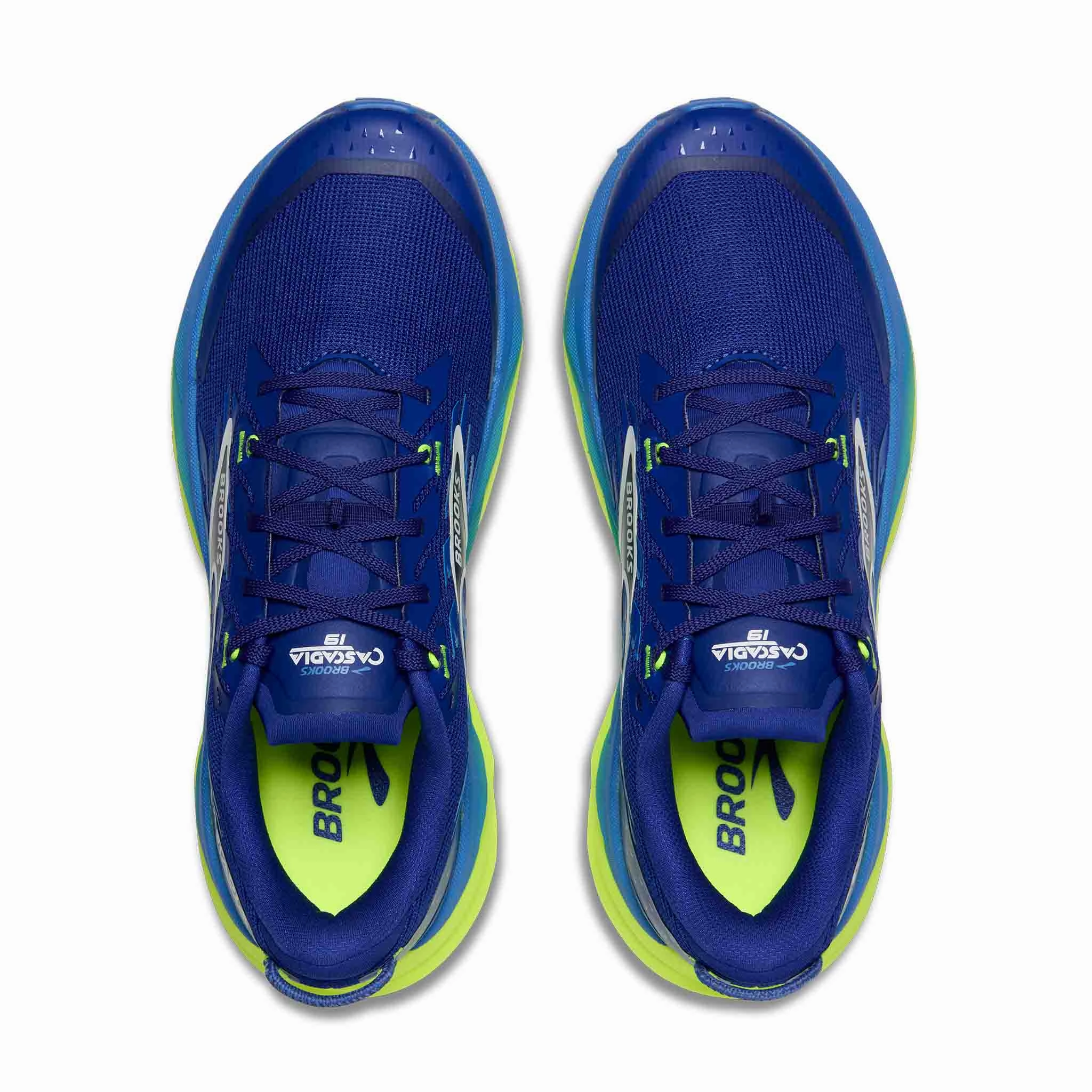 Brooks | Men's Cascadia 19 Running Shoes - Surf the Web/Nightlife/White Field Of Lost Shoes Movie Trailer