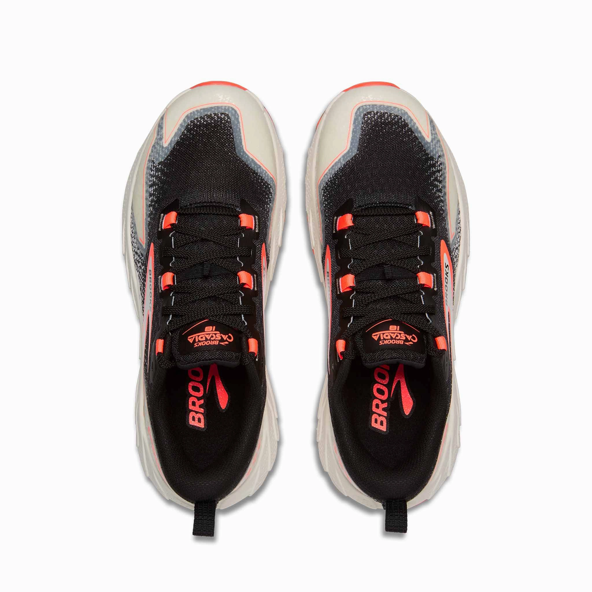 Best Wide Fitting Trail Running Shoes Brooks | Women's Cascadia 18 Running Shoes - Black