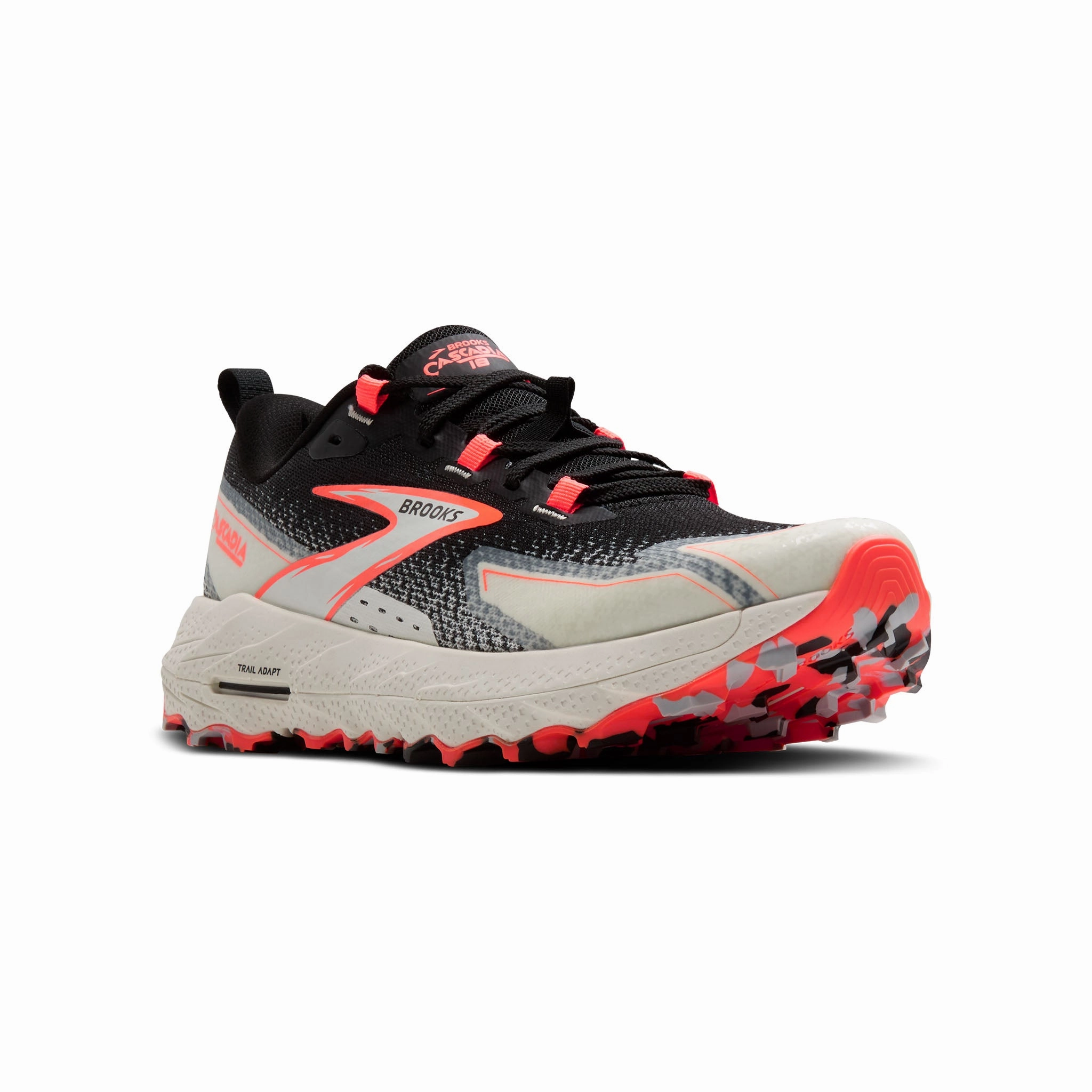 Brooks | Women's Cascadia 18 Running Shoes - Black Pacific Trail Shoes