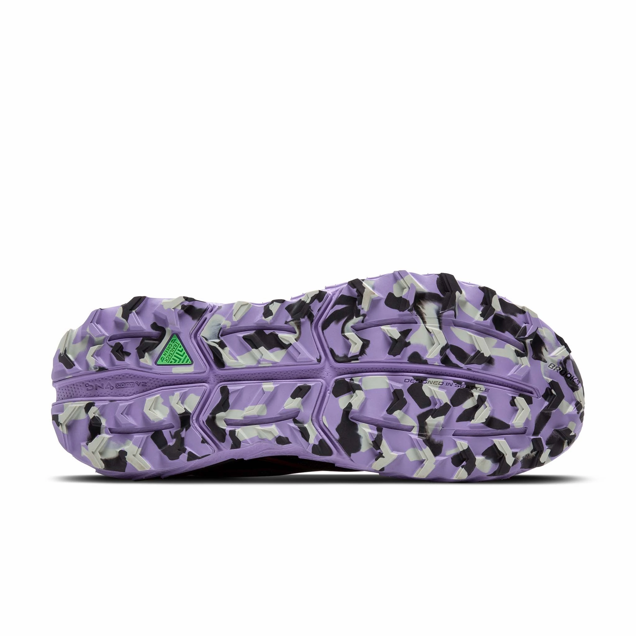 Brooks | Women's Cascadia 18 Running Shoes - Ebony Vectiv Hypnum Trail Shoes