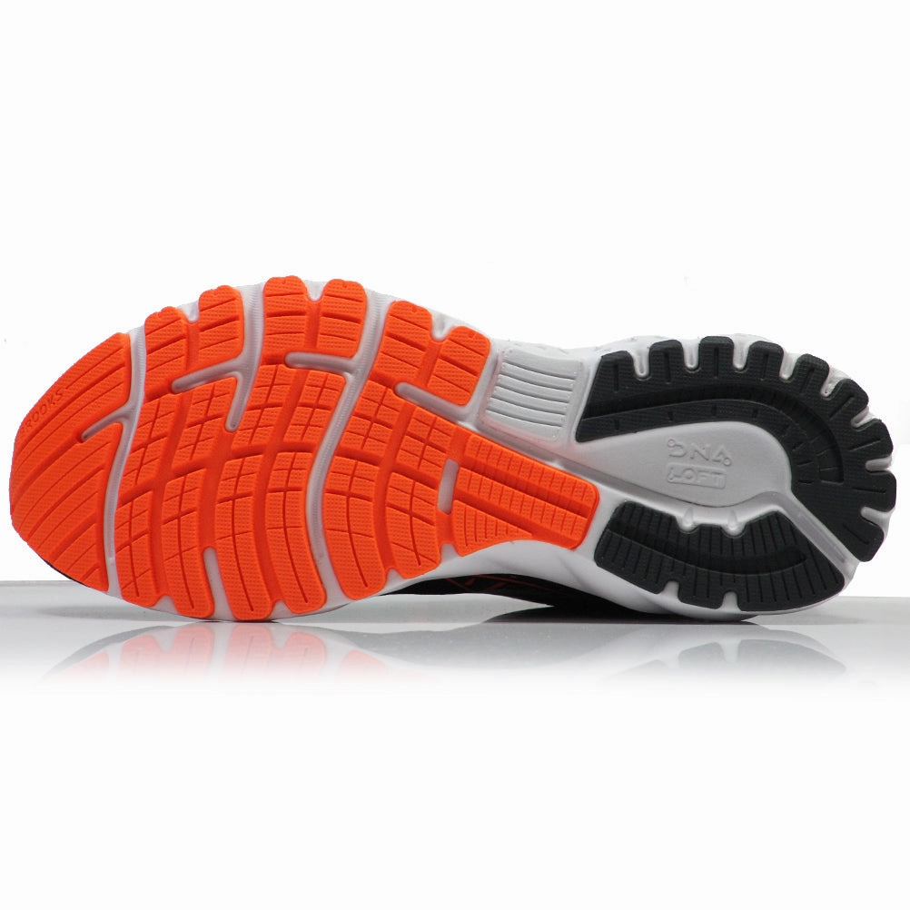 Vapor Running Shoes Brooks Adrenaline GTS 19 Men's Running Shoe - Black/Orange/Silver