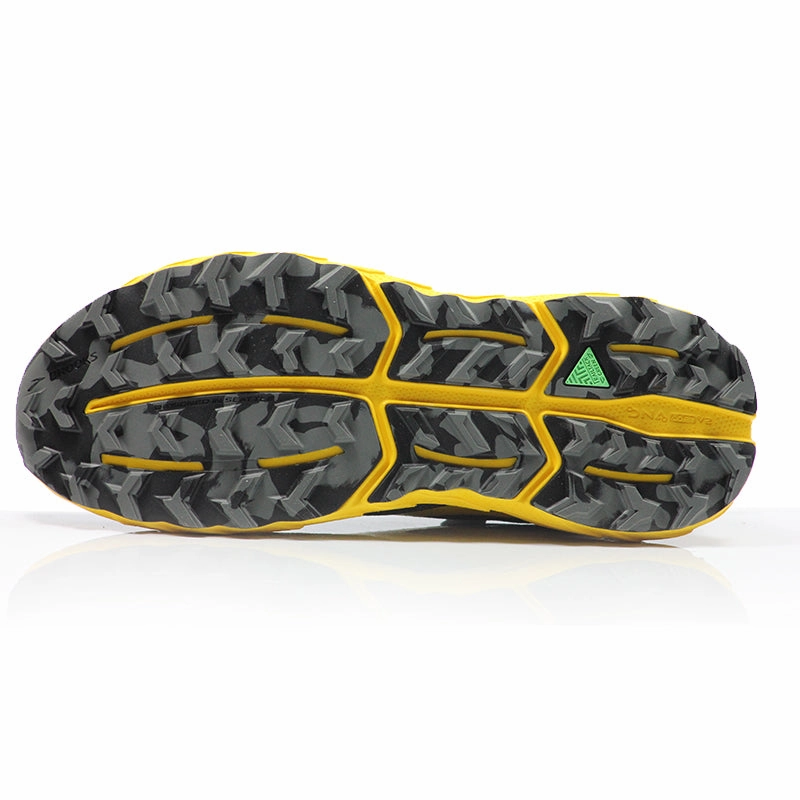 Running Shoes For Achilles Tendonitis Brooks Cascadia 17 Men's Trail Shoe - Lemon Chrome/Sedona Sage