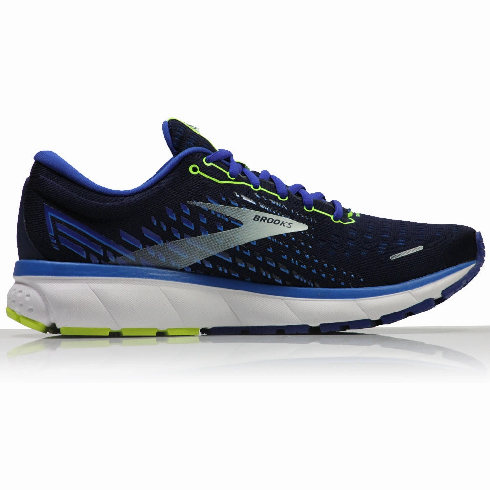 Brooks Ghost 13 Men's 2E Wide Fit Running Shoe - Peacoat/Indigo/Nightlife Gel-nimbus 26 Running Shoe