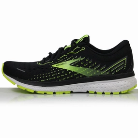 Brooks Ghost 13 Men's Running Shoe 2E Wide Fit - Black/Nightlife/White Best Running Shoe Store Near Me