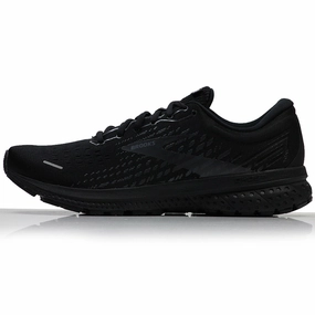 Brooks Ghost 13 Men's Running Shoe - Black/Black Running Shoes Heavy Person