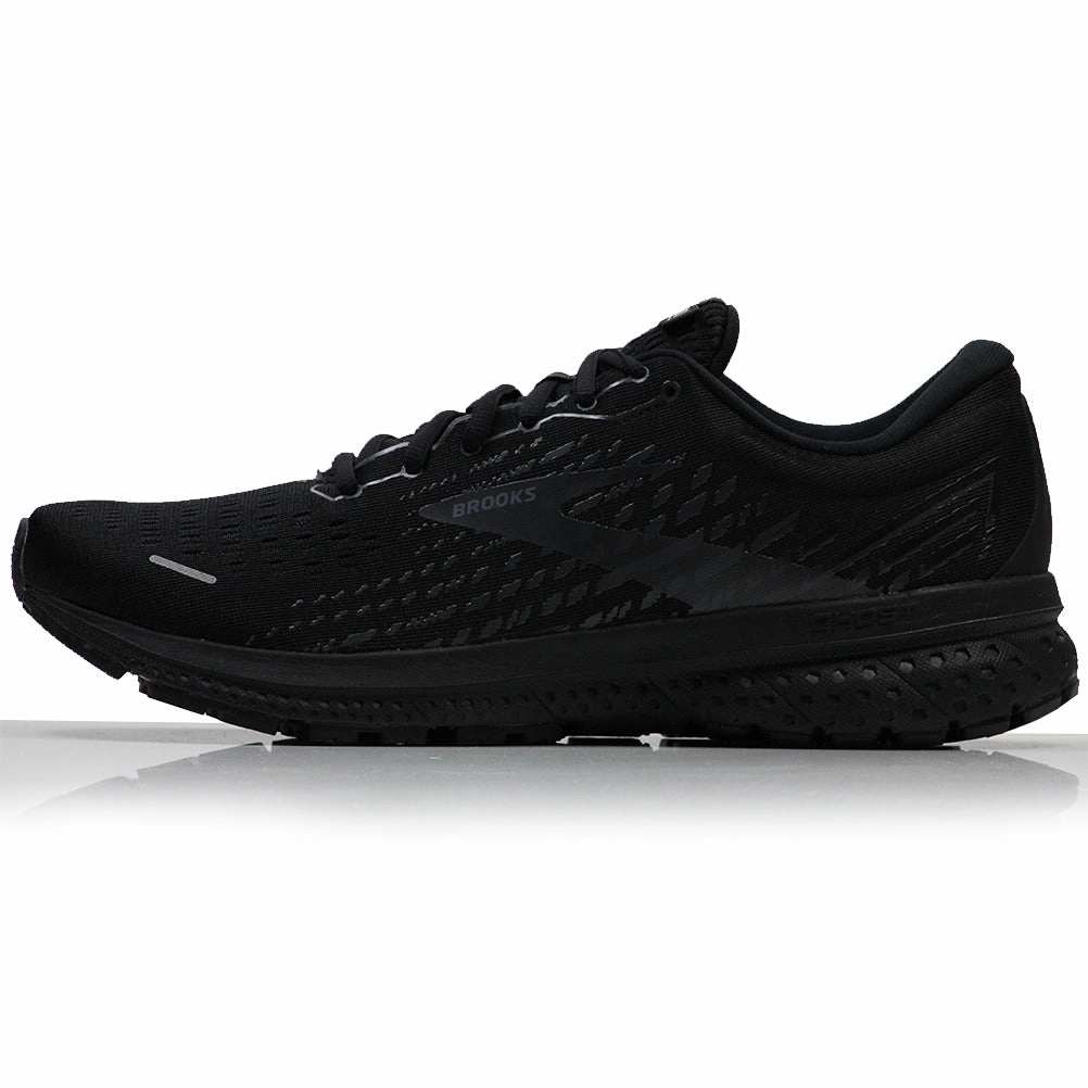 Free Run 2018 Road Running Shoes Brooks Ghost 13 Men's Running Shoe - Black/Black