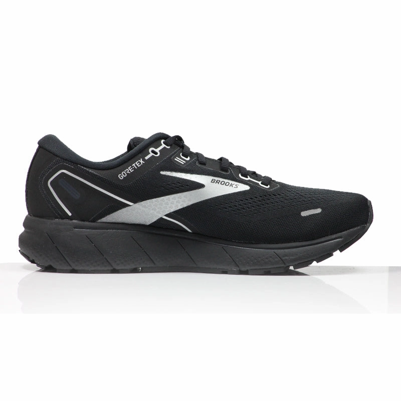 Shoes That Run Wide Brooks Ghost 14 GTX Men's Running Shoe - Black/Black/Ebony