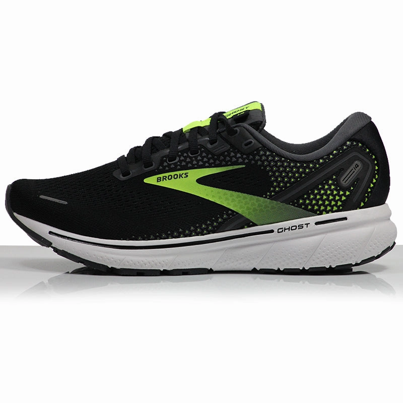 Running Shoes For Long Distance Running Brooks Ghost 14 Men's Running Shoe - Black/Pearl/Nightlife
