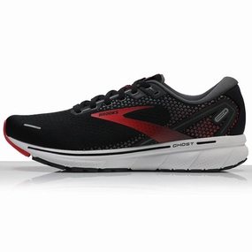 Brooks Ghost 14 Men's Running Shoe - Black/Red/White Best Trail Running Shoes 2025 Reviews