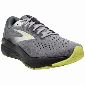 Brooks Ghost 16 (Primer/Grey/Lime) - Men's Coach Training Shoes
