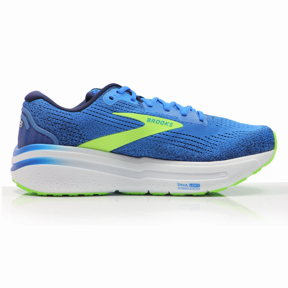Running Shoes For Sale Near Me Brooks Ghost Max 2 Men's Running Shoe - Dutch Blue/Green Gecko/Peacoat