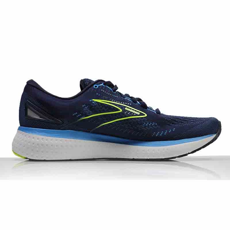 Brooks Glycerin 19 Men's 2E Wide Fit Running Shoe - Navy/Blue/Nightlife Running Shoes 2016