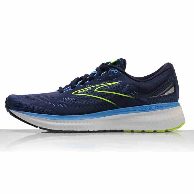Brooks Glycerin 19 Men's 2E Wide Fit Running Shoe - Navy/Blue/Nightlife Air Presto Running Shoes