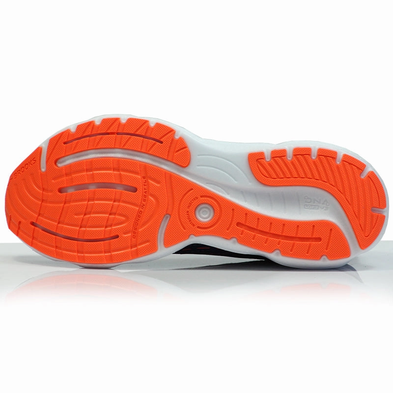 Brooks Glycerin 20 Men's Running Shoe - Blue Depths/Palace Blue/Orange Running Shoes Best For Flat Feet