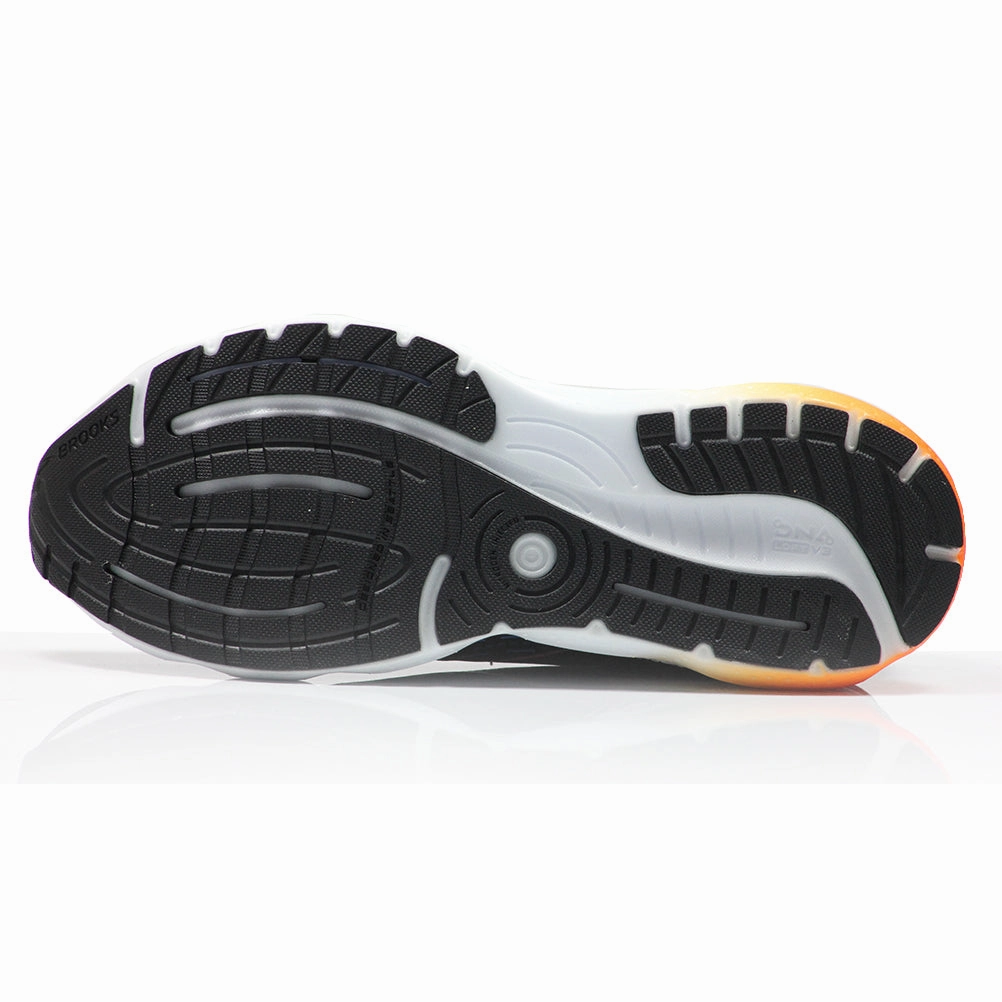 Brooks Glycerin GTS 20 Men's Running Shoe - Black/Classic Blue/Orange Good Running Shoes For Stability