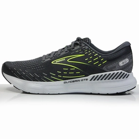 Brooks Glycerin GTS 20 Men's Running Shoe - Ebony/White/Nightlife On Running Shoe Sale