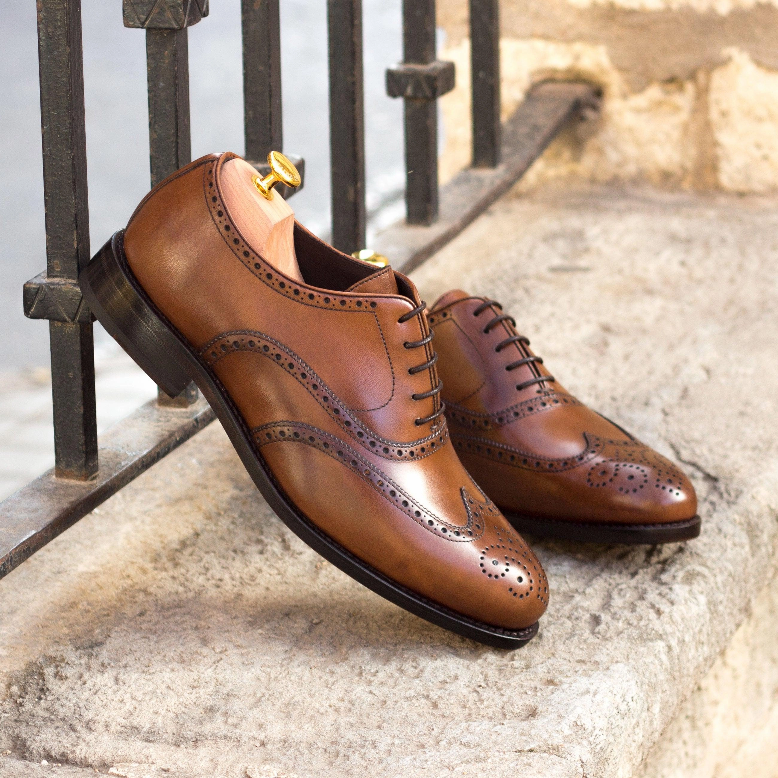 Pipe Band Ghillie Brogues Brown Leather Brogue Shoes