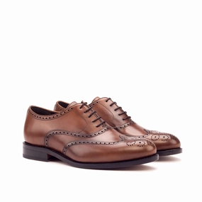 Mittal Brogues Brown Leather Brogue Shoes
