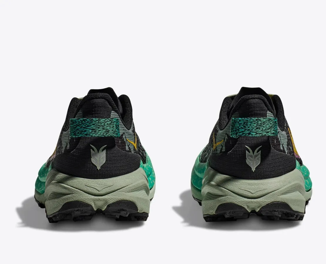 Experience Wild Trail Running Shoe Hoka Womens Speedgoat 6 - Black/Aloe Vera (1147811-BLVR)