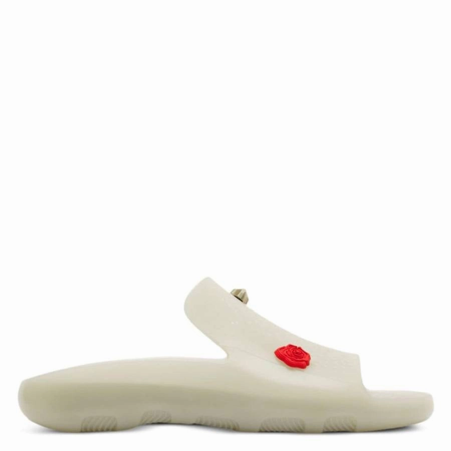 Burberry Applique-Detail Rubber Stingray Slides Slippers From Wizard Of Oz