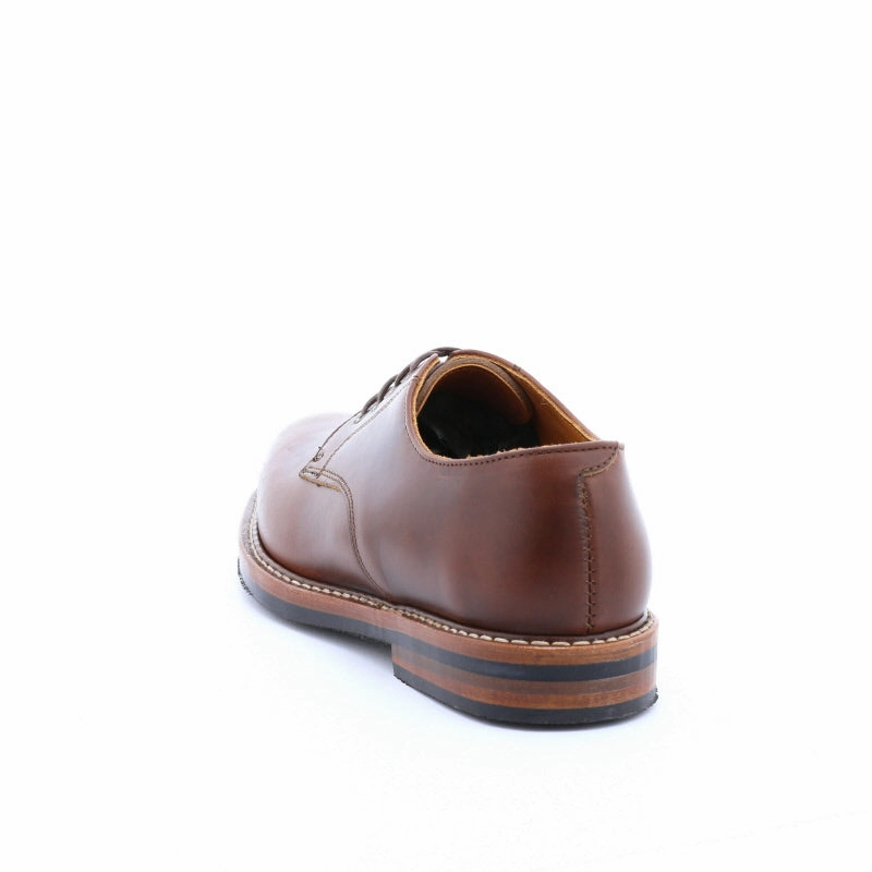 Camden Derby - Heritage Brown Heeled Derby Shoes