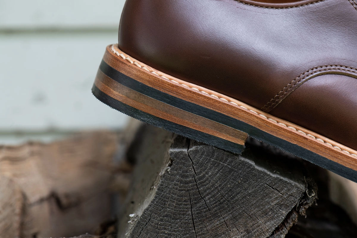 Camden Derby - Heritage Brown Studded Derby Shoes