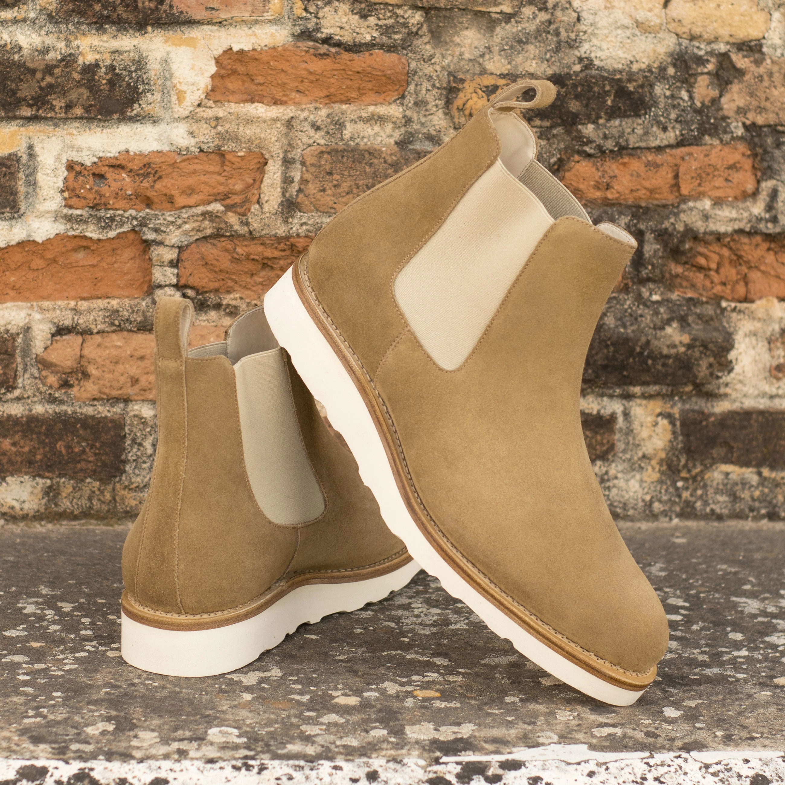 Chelsea Boot Pegged Jeans Camel Suede Chelsea Boots