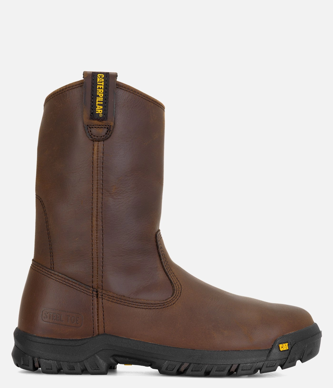 CAT Footwear Drawbar Steel Toe Pull-On Work Boot - Men Walmart Muck Boots