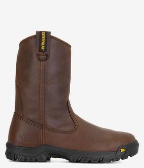 CAT Footwear Drawbar Steel Toe Pull-On Work Boot - Men Trench Boots