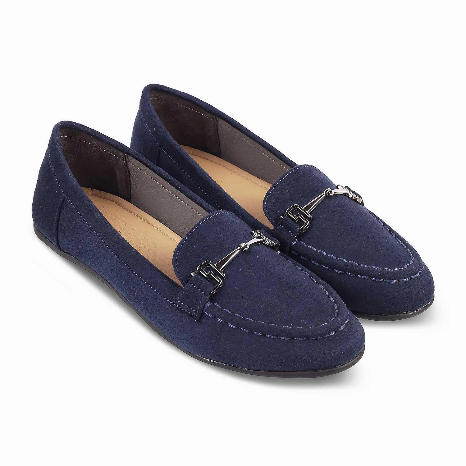 Tresmode Sangelus Blue Women's Dress Loafers Keen Loafers