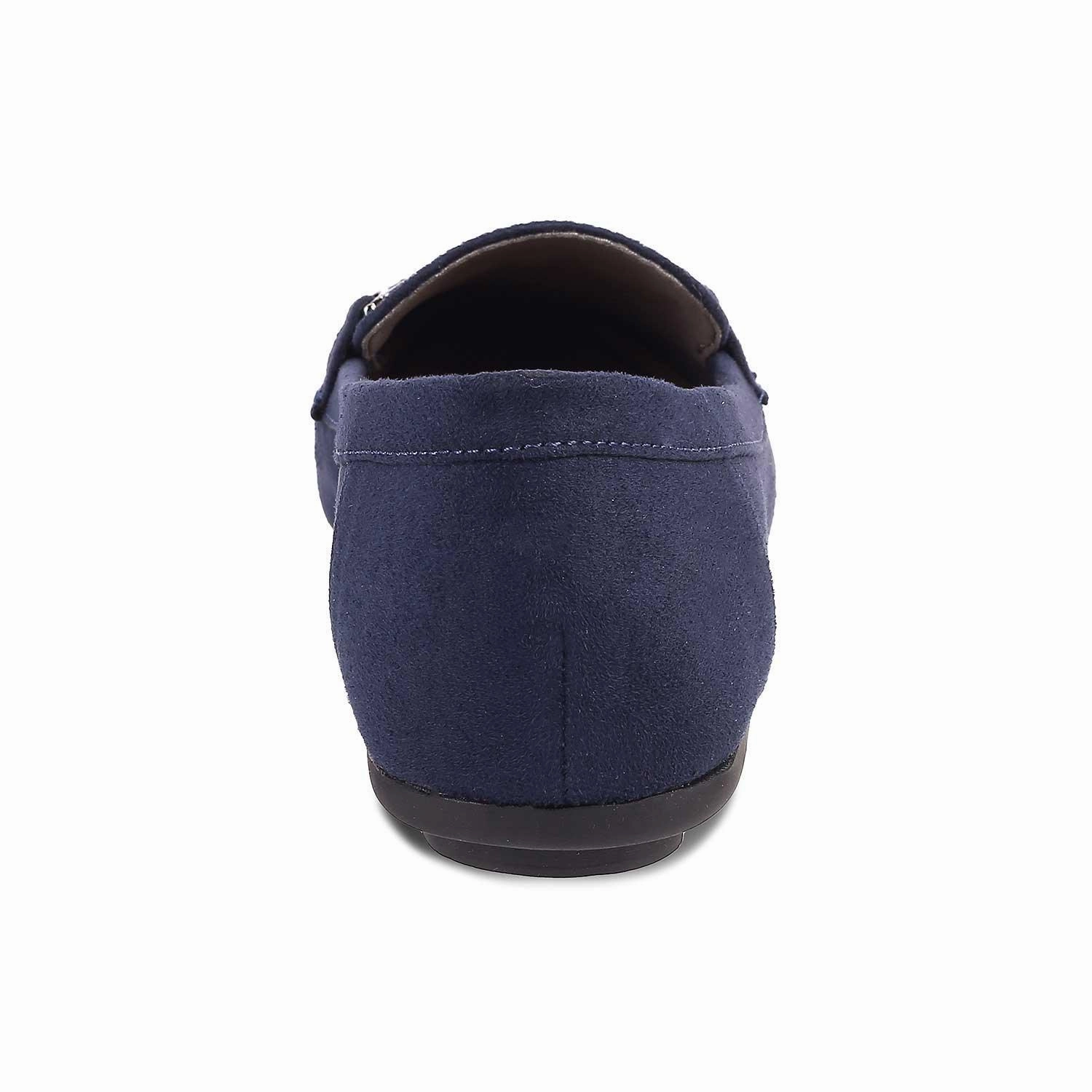 Tresmode Sangelus Blue Women's Dress Loafers Mexican Loafers