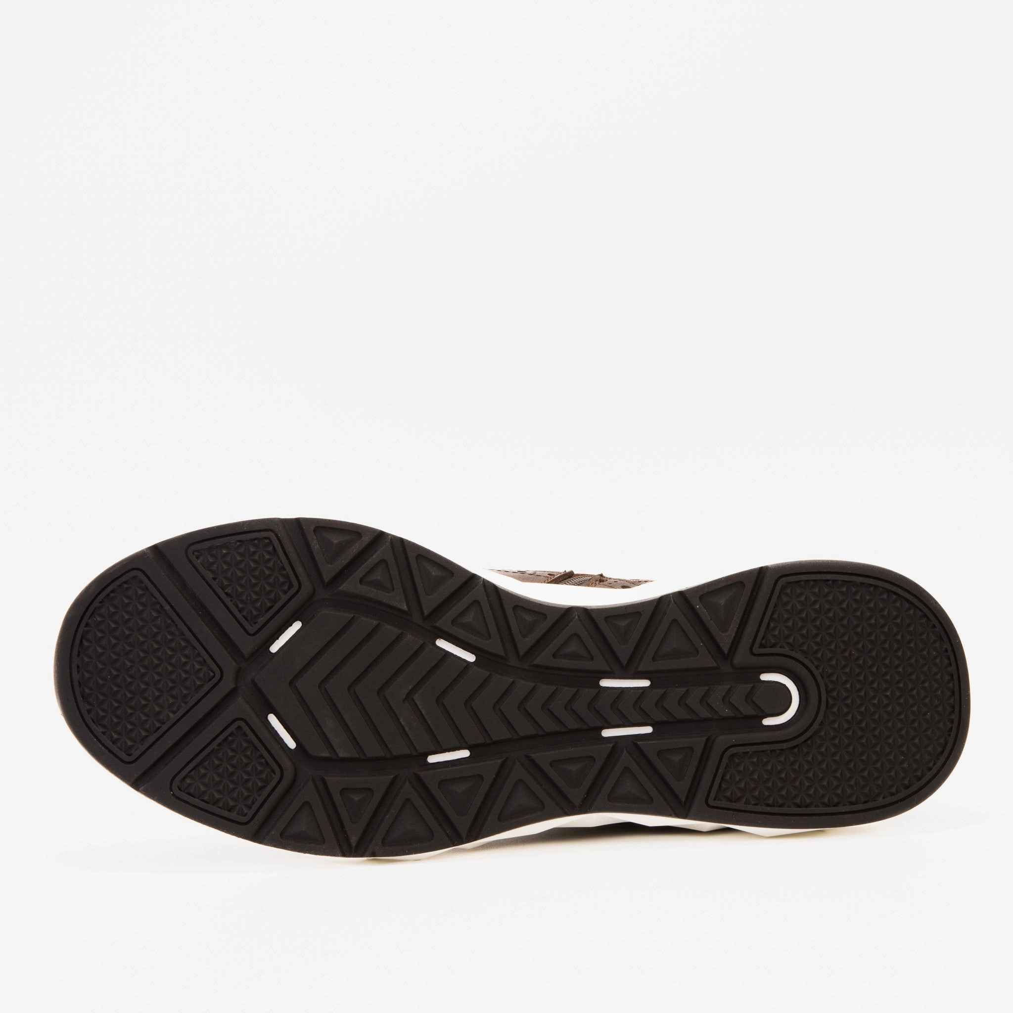 The Regent Brown Leather Wingtip Brogue Men Casual Boot Mid Calf High Platform Boots