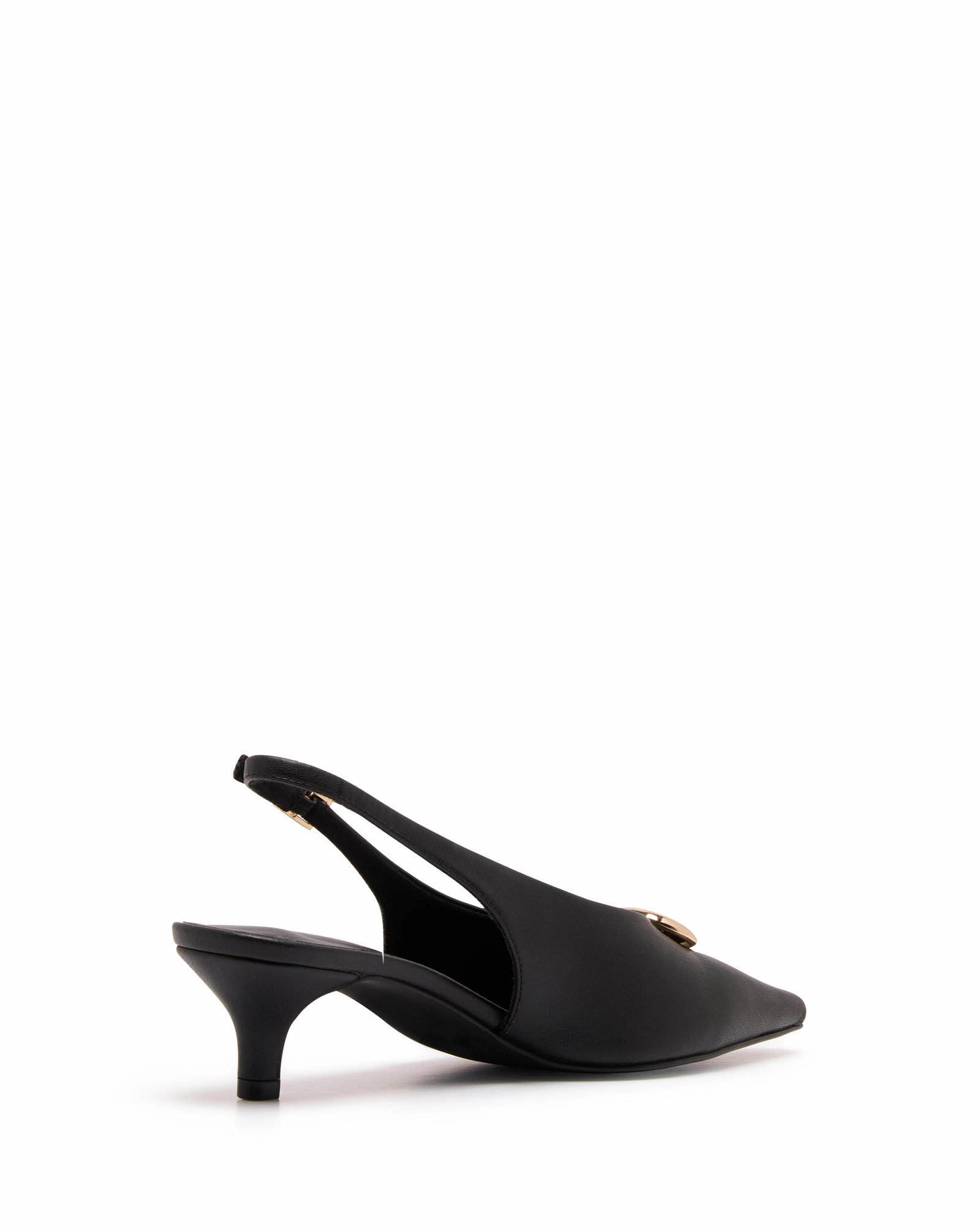 And High Heels Porn Idina Slingback Heel Black Smooth