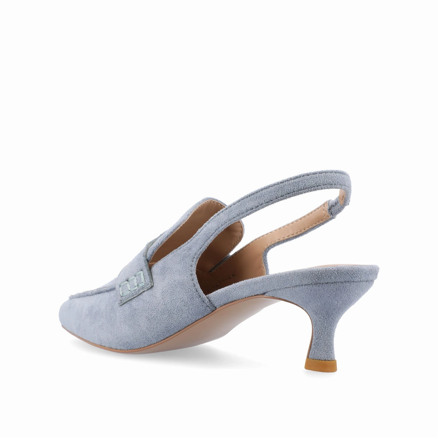 AMORY KITTEN HEEL LOAFERS IN VEGAN LEATHER Stripper In High Heels