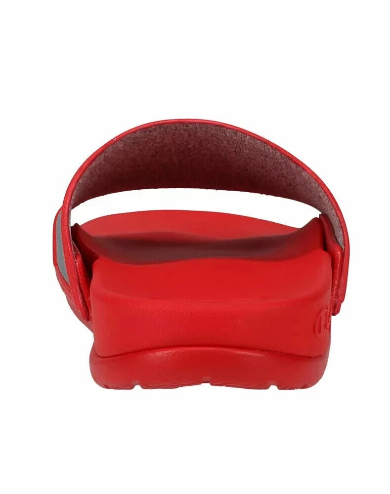 Strap Up Sandals Champion IPO Squish Sandals Kids  Red White Comfort Slip On Slide ZPO2890