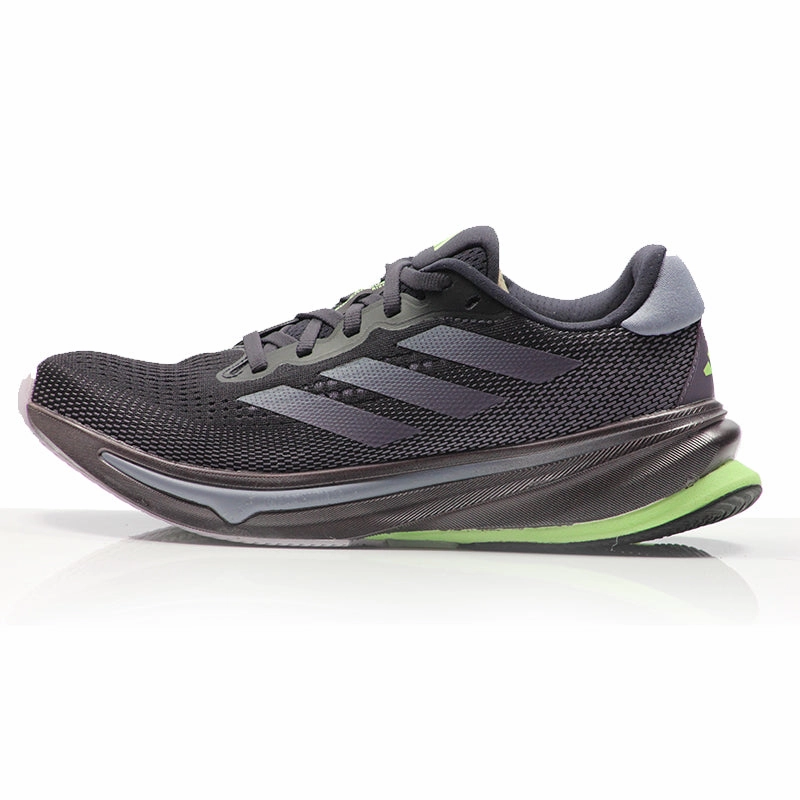 adidas Supernova Rise Men's Running Shoe - Core Black/Grey Five/Green Spark Running Shoes For Calf Pain