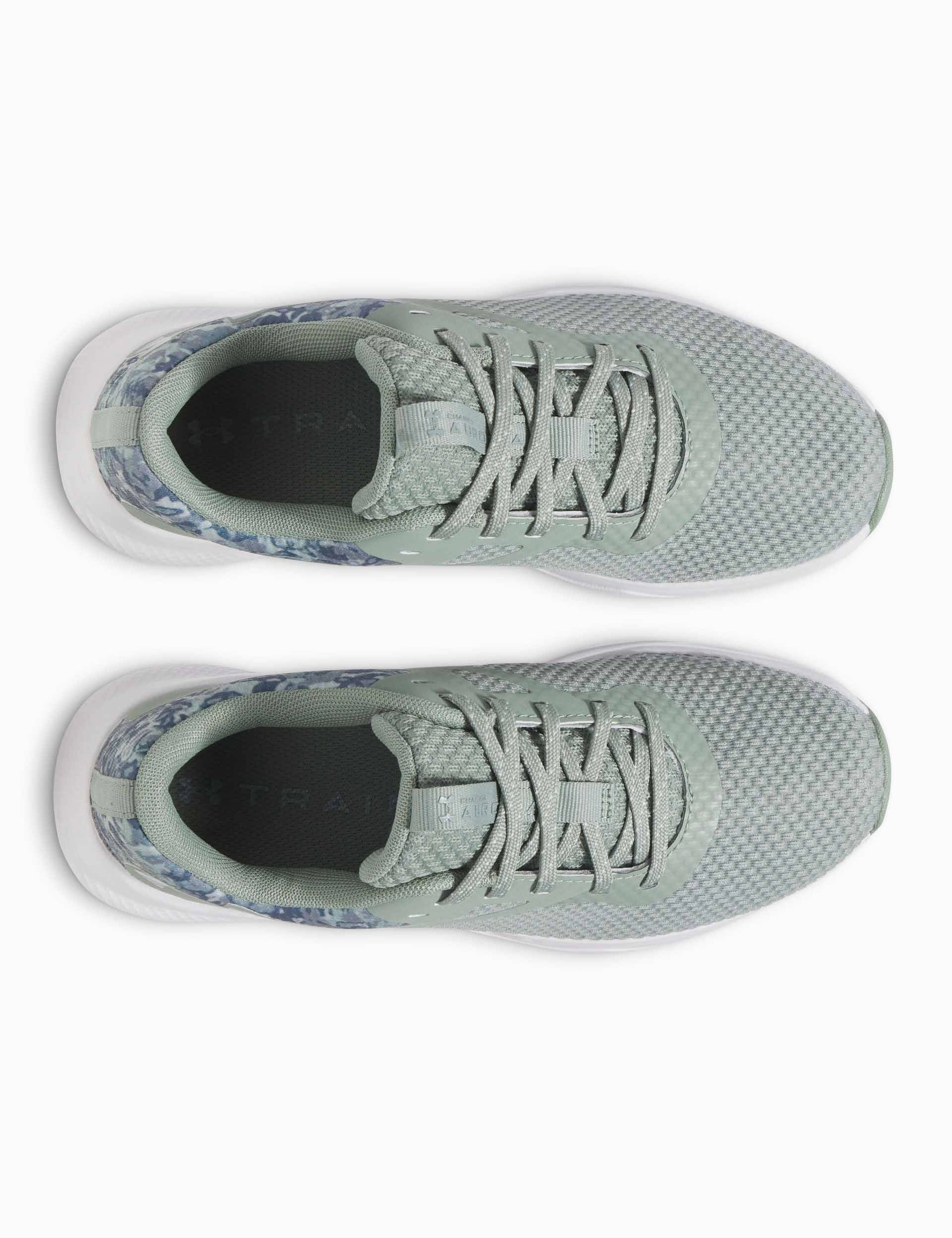 Charged Aurora 2   Training Shoes - Silica Green/White/Metallic Silica Ua Dynamic 2 Training Shoes