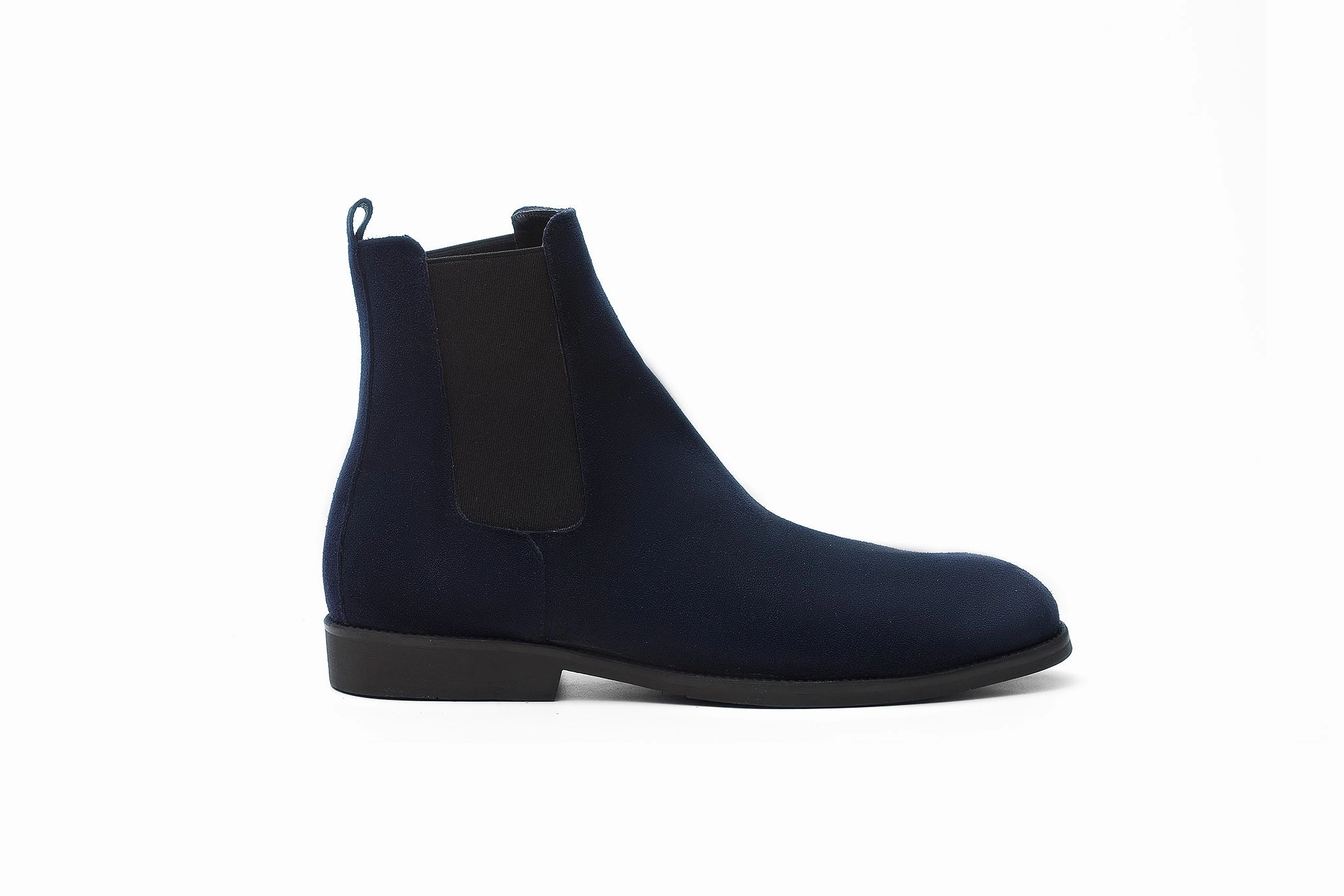 Chelsea Boots -Suede Glossy Leather Chelsea Boots