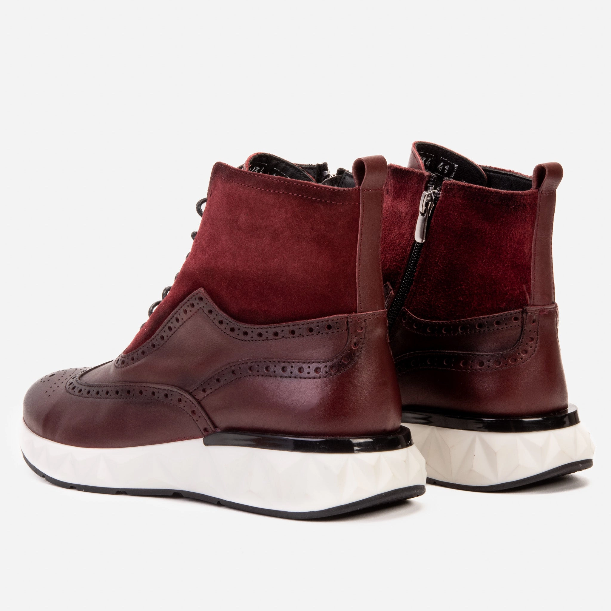 Thigh High Boots For Large Thighs The Regent Burgundy Leather Wingtip Brogue Men Casual Boot