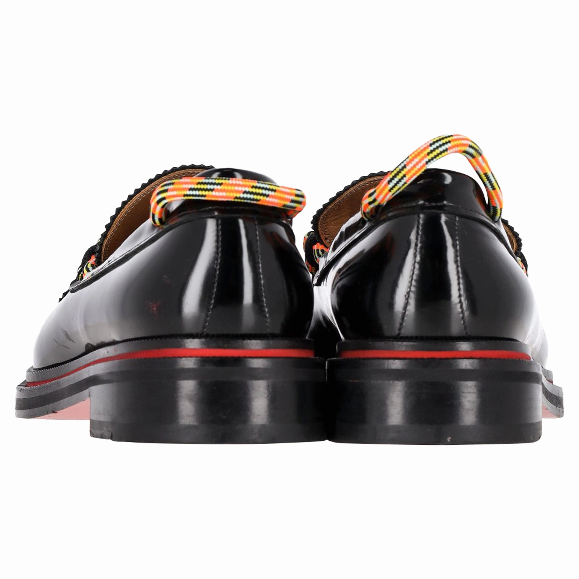 Loafers Zebra Print Christian Louboutin Alpillo Loafers in Black Leather
